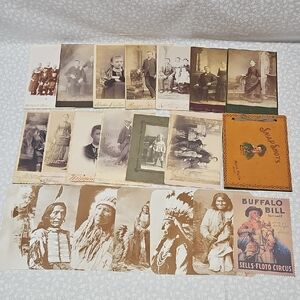 Original mid 1800's to late 1800's photo prints Collector Series Post Cards